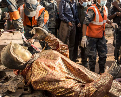 尼泊尔地震救援